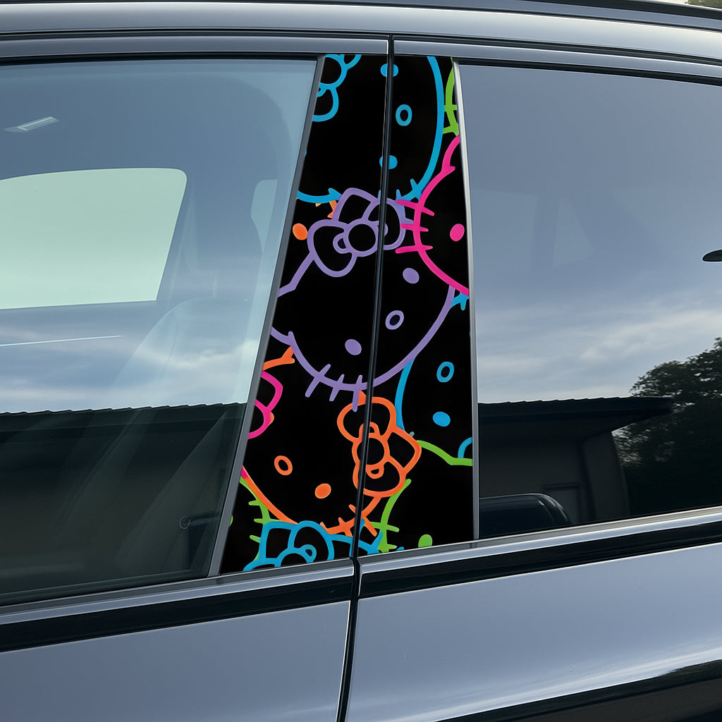 Vinilo Premium Edición Hello Kitties. Incluye 2 unidades