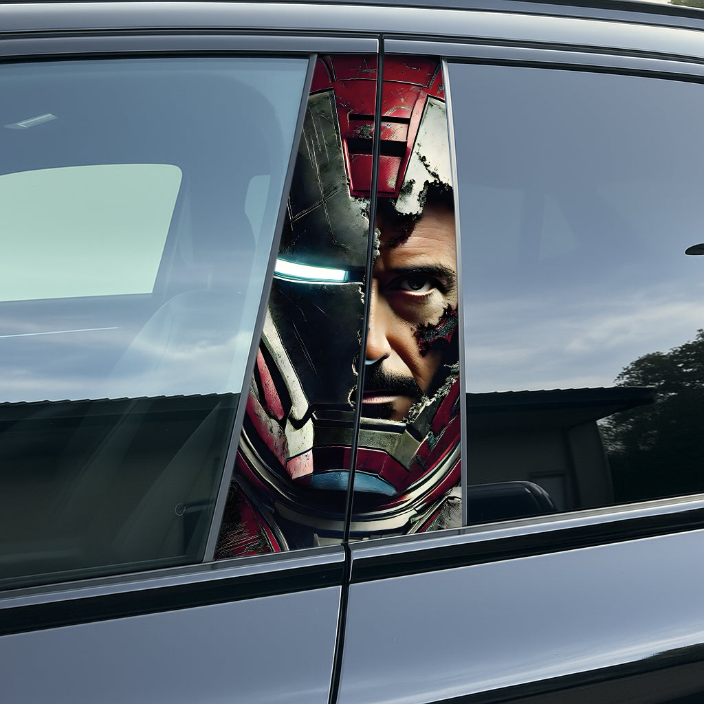 Vinilo Premium Edición Iron Man. Incluye 2 unidades